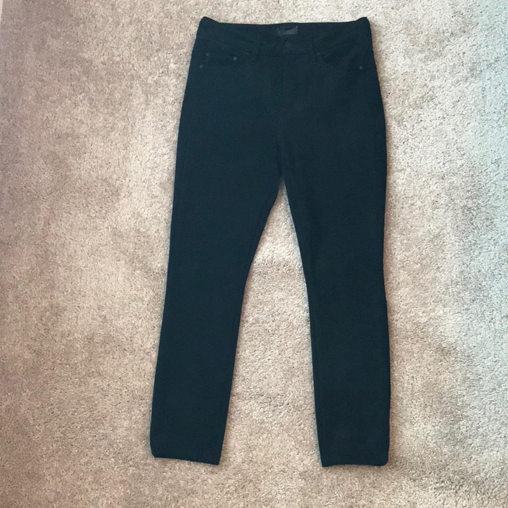 MOTHER Faux Suede High Waisted Looker Skinny Pants